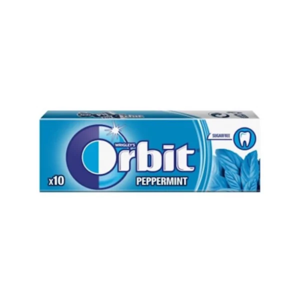 Orbit Peppermint Chewing Gum 14g (10 pcs)